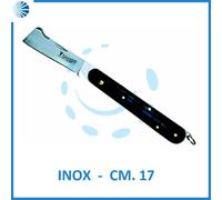 Coltello per da innesto innesti de luca acciaio inox professionale cm 17