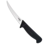 Coltello per Disosso Curvo Lama 13 cm Bufalo S102/13 Manico Nero