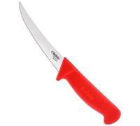 Coltello per Disosso Curvo Lama 13 cm Bufalo S102/13 Manico Rosso