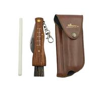 Coltello per funghi con spazzola, affilacoltelli e fodero Acropolis | Pieghevole fatto a mano | Regalo unico robusto per funghi, papà, mamma, nonno