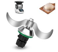 Coltello per impasto per Bimby, Gruppo Coltelli Compatibile con Vorwerk Thermomix TM6 TM5 TMF in Acciaio Inossidabile Durevole e Affilato, Nessun Residuo Di Pasta, Pulizia Rapida Della Lama