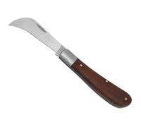 Coltello per Innesto Pieghevole a Lama Curva Inox, Utensili per Innesto | Coltello da Innesto a Roncola Coltellino Tascabile Coltello Potatura Attrezzi Giardinaggio per Innesto, Potatura, Raccolta