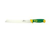 COLTELLO PER PANE LINEA IMPERIALE 26CM MANICO VERDE/GIALLO