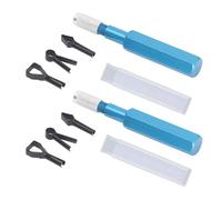 Coltello per Rifilare il Pavimento, 2 Set Coltello per Smussare in Plastica PVC Portatile Professionale Facile da Usare 4 Pezzi Lame HSS per Saldatura