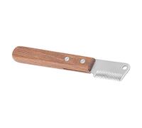 Coltello per Spogliare i Cani, Professionale Elimina i Nodi e Riduce la Perdita di Pelo Coltello per Spogliare i Cani, Comodo Coltello Fine per Spennare i Cani con Manico