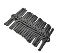 Coltello per tosaerba in plastica da 40-100 pezzi compatibile con pezzi di ricambio per tosaerba elettrici a batteria(Ship Within 24 Hours)