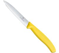 Coltello per verdure a lama liscia, lunghezza 100/212 mm - giallo
