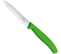 Coltello per verdure a lama liscia, lunghezza 100/212 mm - verde