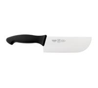 coltello pesto cm 18, colore nero , manico in gomma termoplastica nero