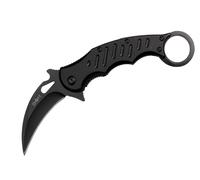 Coltello Pieghevole 19.5 cm con Lama Curva Da Caccia Pesca Campeggio e Outdoor