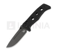 Coltello pieghevole Benchmade Adamas Grey Cerakote, nero