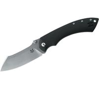 Coltello Pieghevole FOX Kmaxrom Pelican, Lama Satinata Liscia, Manici in G10 Nero FX-534