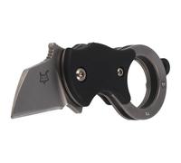 COLTELLO PIEGHEVOLE FOX MINI-TA MANICO IN NYLON NERO - LAMA IN ACCIAIO INOX 1.4116 SABBIATA
