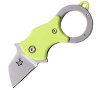 COLTELLO PIEGHEVOLE FOX MINI-TA MANICO IN NYLON VERDE - LAMA IN ACCIAIO INOX 1.4116 SABBIATA