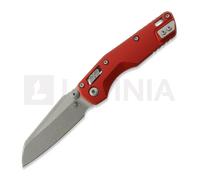 Coltello pieghevole Microtech MSI Mini Ram-Lok Apocalyptic Standard Fluted Aluminum Red