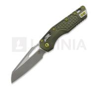 Coltello pieghevole Microtech MSI Ram-Lok, Distressed Grenade Green, Apocalyptic Standard