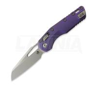 Coltello pieghevole Microtech MSI Ram-Lok, Purple Haze Ano Slab Side, Stonewash