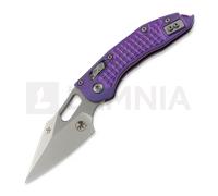 Coltello pieghevole Microtech Stitch Ram-Lok, Purple Haze Ano Frag, Stonewash