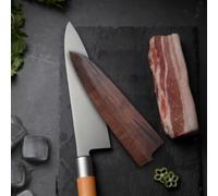 Coltello portatile Fodero Lama Coperchio di protezione Legno Multifunzione