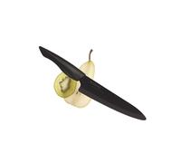 Coltello Professional CHEF con lama 18 cm in ceramica di zirconio Z212 nera SHIN BLACK 180 mm - Santoku - 18 cm - TK-110 WH-BK Maniglia soft-touch nero