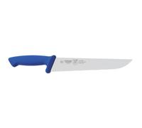 Coltello professionale a LAMA SEGHETTATA Francese Seghettato Manico Protetto dimensioni 34 cm tagli netti senza sbavature trattamento germicida adatto lavastoviglie blu