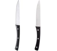 Coltello professionale carne o pizza lama liscia o con seghetto a-ngus set da 6