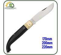 COLTELLO PROFESSIONALE SCARPERIA DE LUCA LAMA INOX AFFILATA MANICO ABS 170-220MM