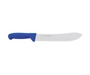 Coltello Professionale Scimitarra Olivata cm 25 colore Blu Coltello professionale Coltello impiegato nella lavorazione del pesce e delle carni in genere blu