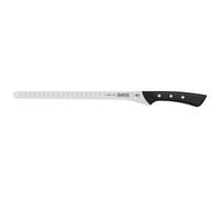Coltello prosciutto alveolato inox nero Tramontina Solutta cm 28