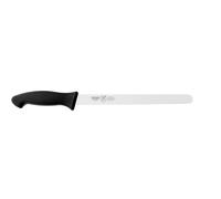 coltello prosciutto stretto cm 26, colore nero , manico in gomma termoplastica nero