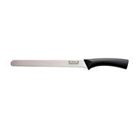 Coltello prosciutto stretto in acciaio inossidabile love me Manico Ergonomico . Lama 22.5 cm - Misura totale 35 cm cromo