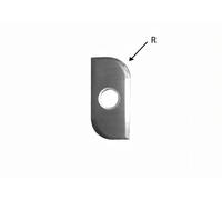 Coltello reversibile in metallo duro R5 small silver