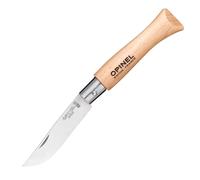 COLTELLO RICHIUDIBILE LAMA ACCIAIO INOX OPINEL N.10 CM. 23 MANICO IN LEGNO