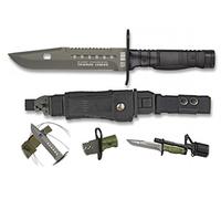 Coltello Rui puo Nero con Custodia ABS.