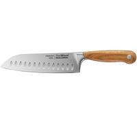 Tescoma Feelwood Coltello Santoku Manico in Legno di Frassino, Acciaio Inox, 17 cm
