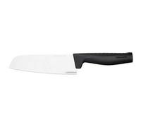 Fiskars Coltello Santoku, Hard Edge, Design Elegante, Lunghezza totale: 29,1 cm, Acciaio Inossidabile/Plastica, 1051761