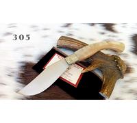 COLTELLO SARDO ARTIGIANALE A LAMA LARGA, MANICO IN CORNO DI MONTONE O BUFALO