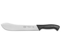 Sanelli Linea Skin Coltello Scimitarra Larga XL, Acciaio Inox, Nero, Lunghezza lama 26 cm.