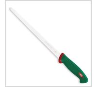 Sanelli Coltello Strettissima Cm.28 Premana in Acciaio Inox Professionale, Manico con tecnologia antibatterica Verde e Rosso - multicolore acciaio inox 304628