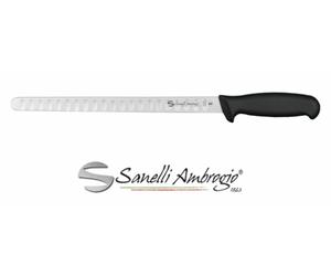 COLTELLO SUPRA SALMONE LAMA ALVEOLATA CM.28