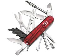 Victorinox, Cyber Tool M, Coltellino Svizzero, Originale, Multiuso, Campeggio, 32 Funzioni, Lama, grande, Cavatappi