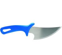 COLTELLO TAGLIAPIZZA IN ACCIAIO CON MANICO PLASTIFICATO GIMETAL TAGLIA PIZZA