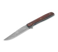 Coltello tasca Böker Plus Urban Trapper Cocobolo Damascus chiudibile 01BO176DAM