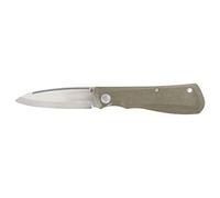 Coltello Tascabile Gerber con Clip da Cintura, Mansfield, Design Swayback con Affilatura Scandi e Manico in Micarta, Lunghezza Lama: 8 Cm, Olive, 30-001910