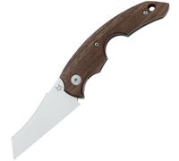 Coltello Tascabile Pieghevole Fox Virtus, Lama in Acciaio Inox Becut Satinato, Manico in Legno di No