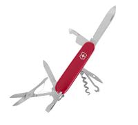 Victorinox Companion, Strumento Multiuso Tascabile, 16 Funzioni, incl. Forbici, Cacciavite, Penna a sfera, Swiss Made, Rosso