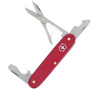 Victorinox Companion Slim Alox, Multiuso, Tascabile, 6 Funzioni, incl. Forbici, Strumento per apertura pacchi, Cacciavite, Swiss Made, Rosso
