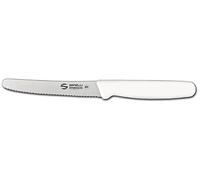 Coltello tavola dentato cm 11 bianco linea Supra di Sanelli Ambrogio