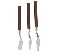 Coltello tavolozza, pratico coltello tavolozza multifunzionale 3 pezzi per miscelazione dei colori per la pittura Funzione ausiliaria per pittore professionista per principianti