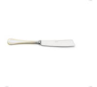 Coltello torta Impero oro, acciaio 18-10, oro 24 carati lucido, spessore 2.5 mm, lunghezza 232 mm cromo